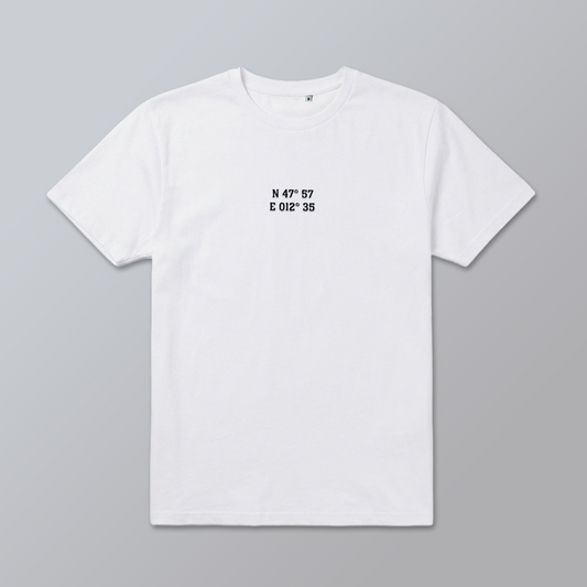 Koordinaten T-Shirt Weltenbummler