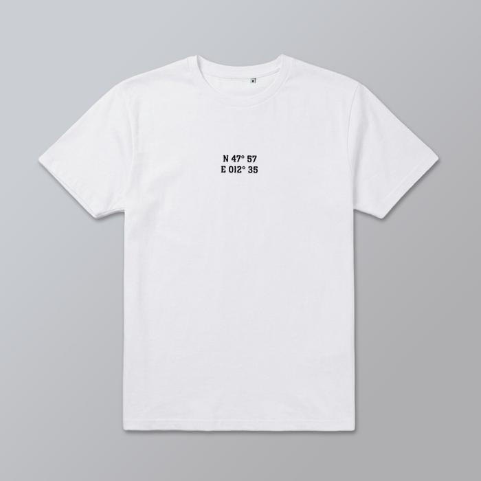 Koordinaten T-Shirt Weltenbummler